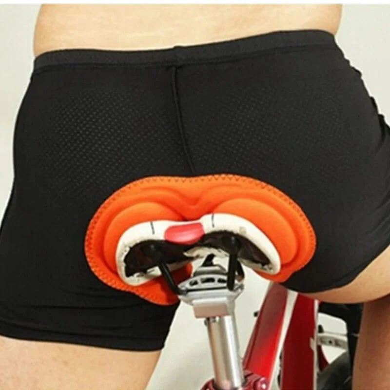 (image for) TENGOO Cycling Shorts Breathable Shockproof Comfortable Underpants Sponge Gel 3D Padded Cycling Pants for Bicycle Motorcycle